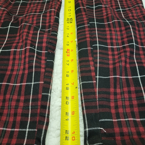 Hot Topic Red Plaid O-Ring Pants Y2K Punk Emo Alt Size M - Picture 4 of 4